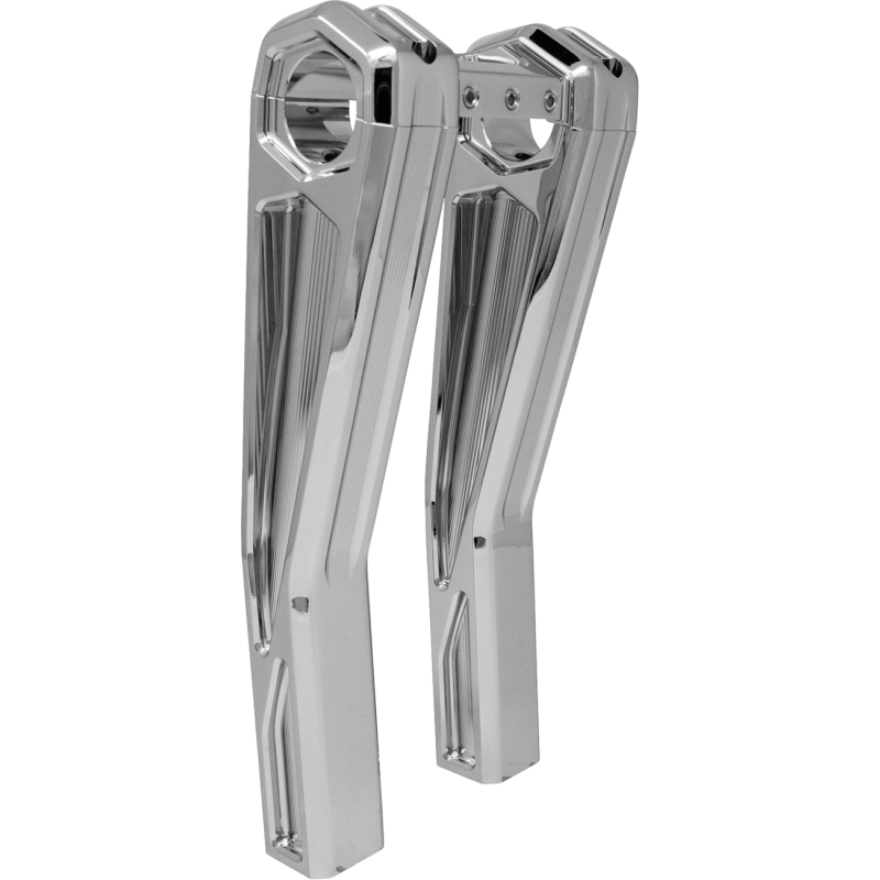 RISER PULLBACK ASCENT 10" CHROME