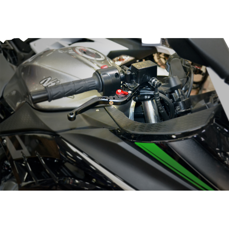 LEVER SET ADJ KAW NINJA 250R/300 BLK