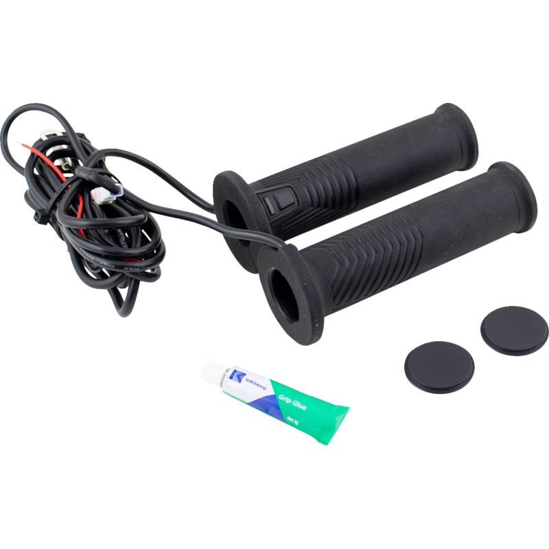 ARTEMIS HEATED GRIPS 1'' + 1 1/8'' 130mm BLACK