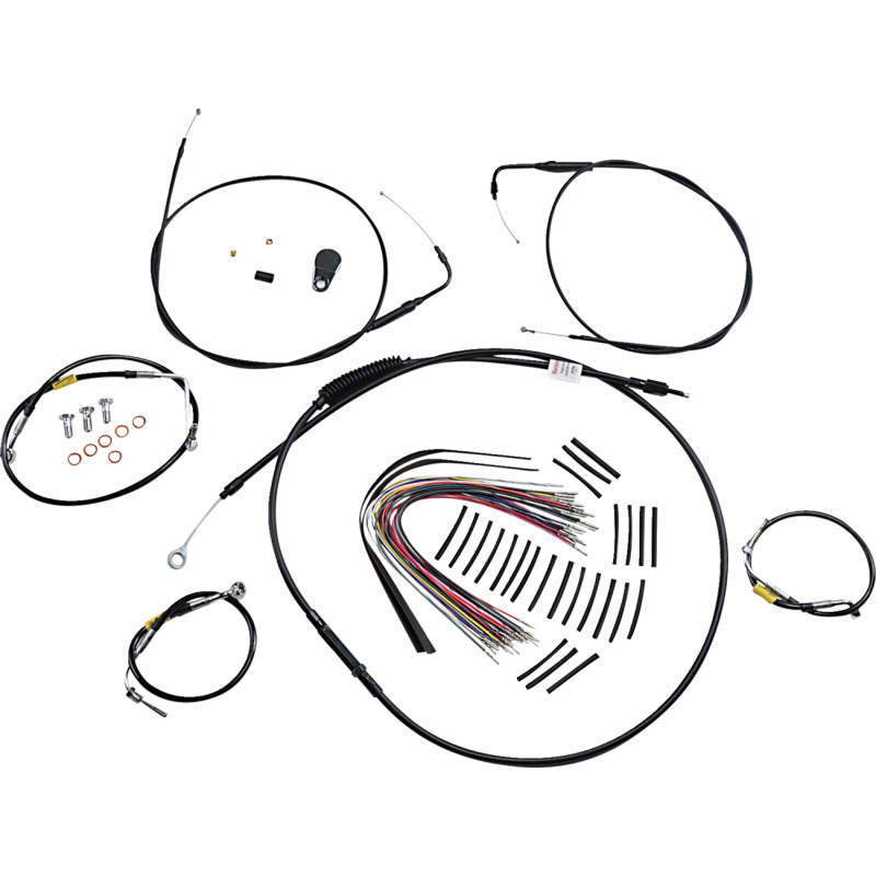 Control Kit - Early Touring Bikes - 15" Bagger Bar Handlebar