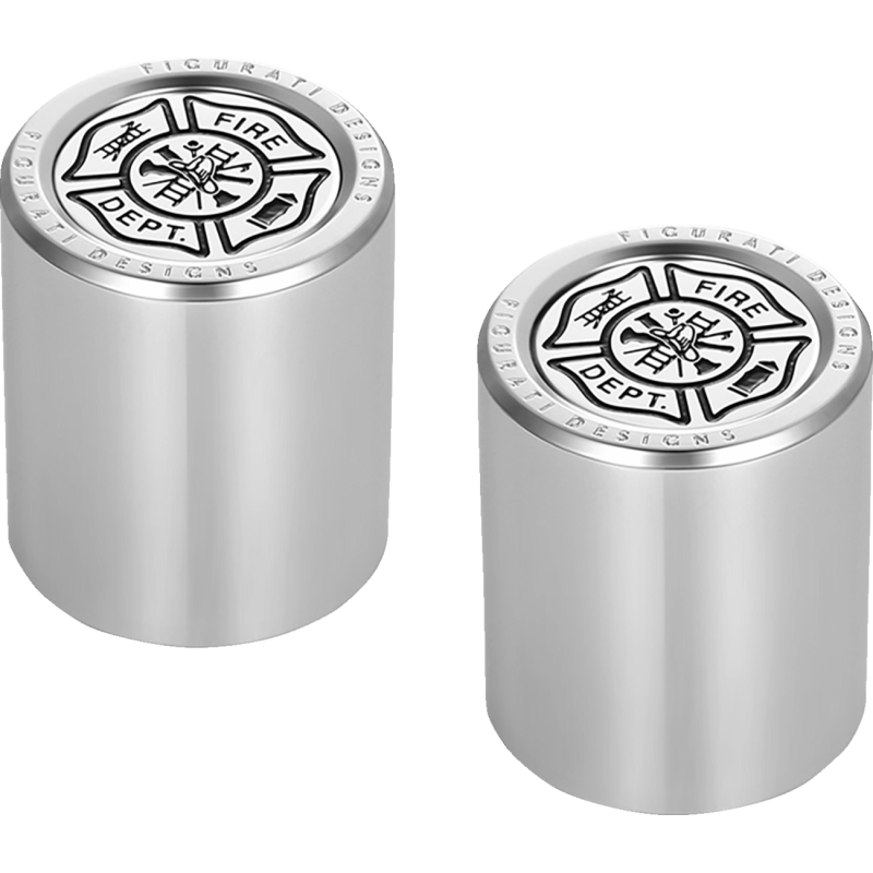 ND MAG DOCKING COVERS SILVER WITH MALTESE CROSS-27.2X32mm
