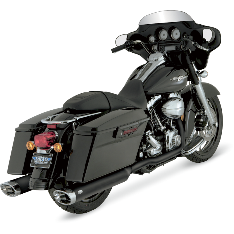 95-08 FLH/FLT DRESSER DUALS HEADPIPES BK