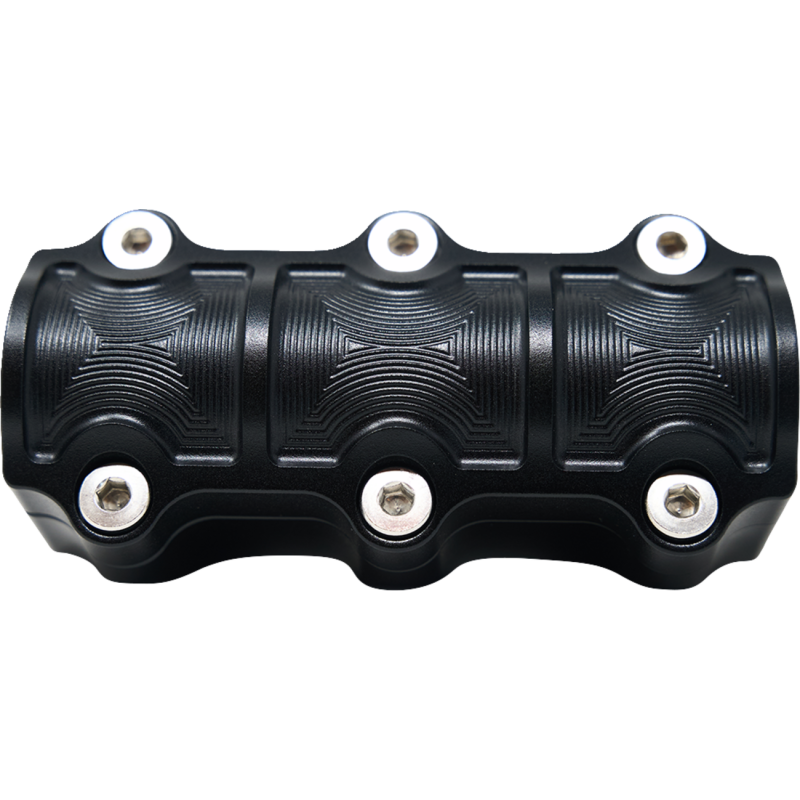 BIG BLOCK RISERS FOR 1 1/4" CLAMP SIZE HANDLEBARS BLACK