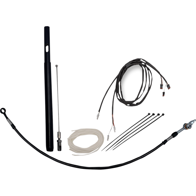 INSTALL KIT BLK 8" 21FLHT