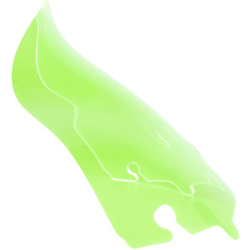 WINDSHIELD FLH 6.5" GREN