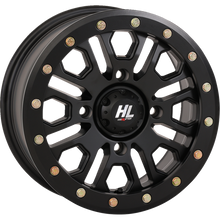 HL23 ALLOY 14X7 4/137 5+2 (+38mm) BEADLOCK MATTE BLACK W1