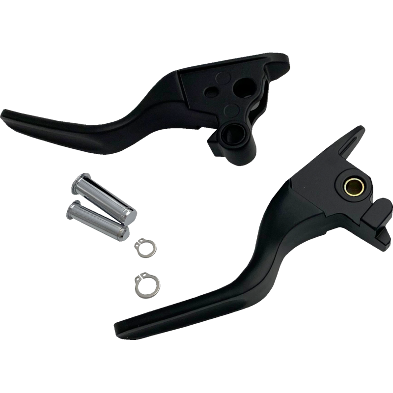 LEVER SET SHORT MATTE BLACK 18-23 SOFTAIL