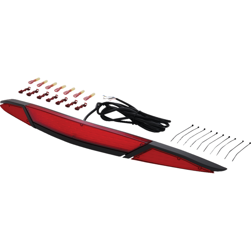 LED Trunk Light - Red Lens - Black - GL1800