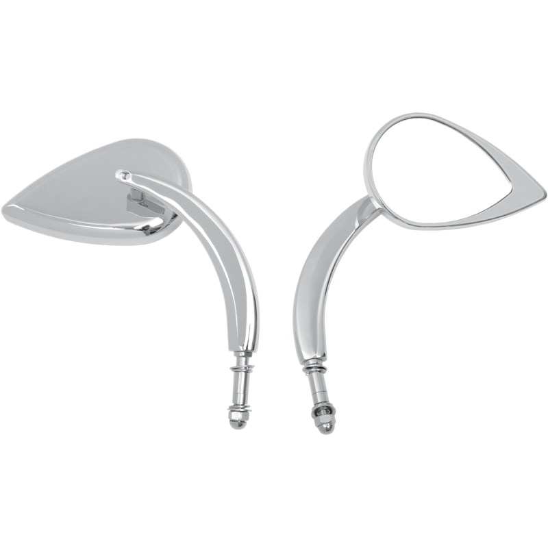 TEARDROP MIRROR CHR LONG STEM (EA)