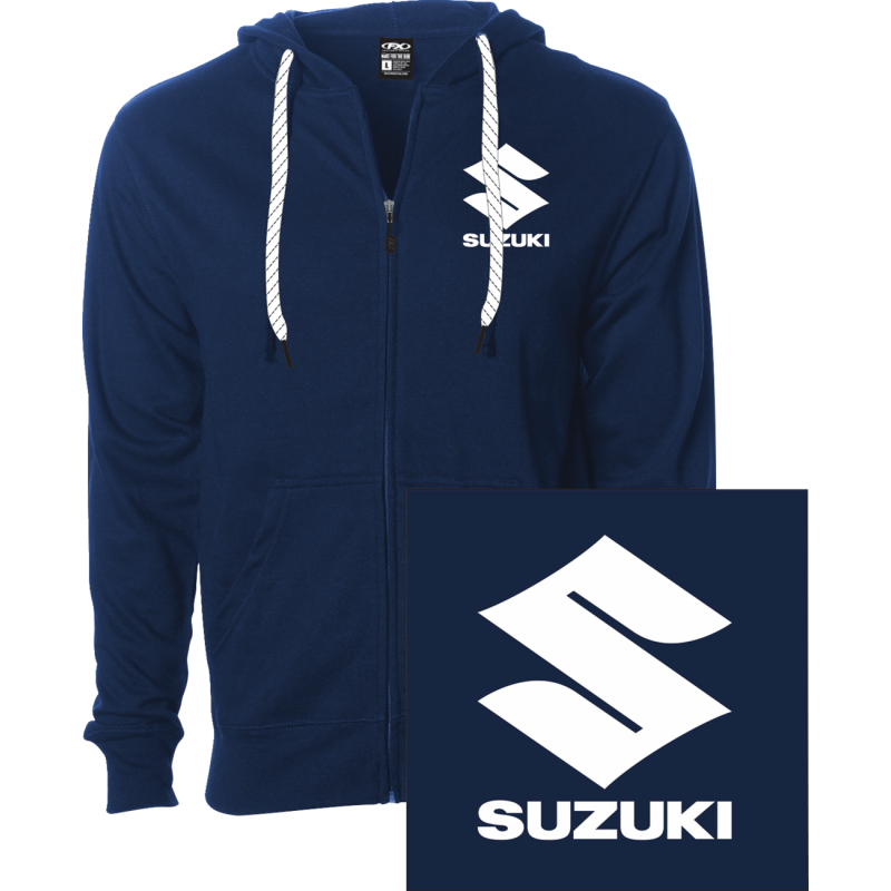 HOODIE ZIP SUZUKI ICON NV MD