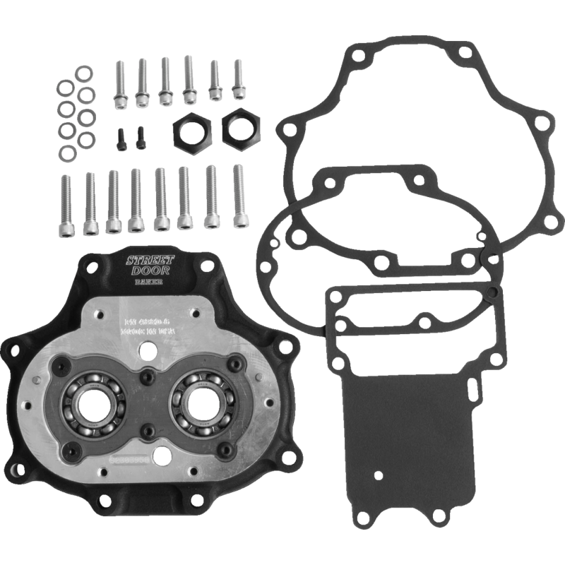 STREET DOOR ASSEMBLY, BLACK, 2006-UP DYNA, 2007-UP BIG TWIN