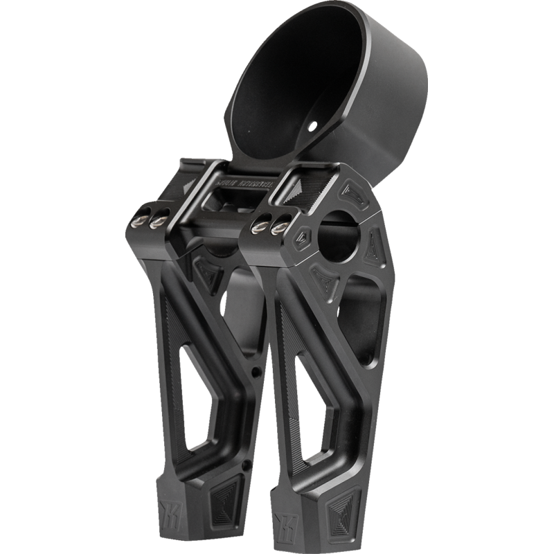 FASTBACK RISERS UNIVERSAL 6" BLACK