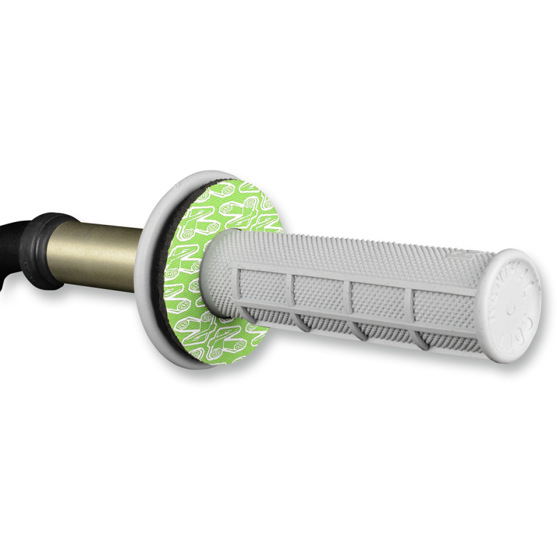 GRIP DONUTZ WHITE ON GREEN RENTHAL