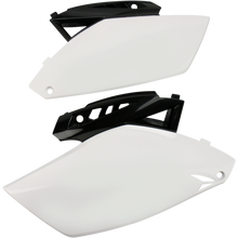 10-11 YZ250F WHITE/BLACK SIDE PANEL