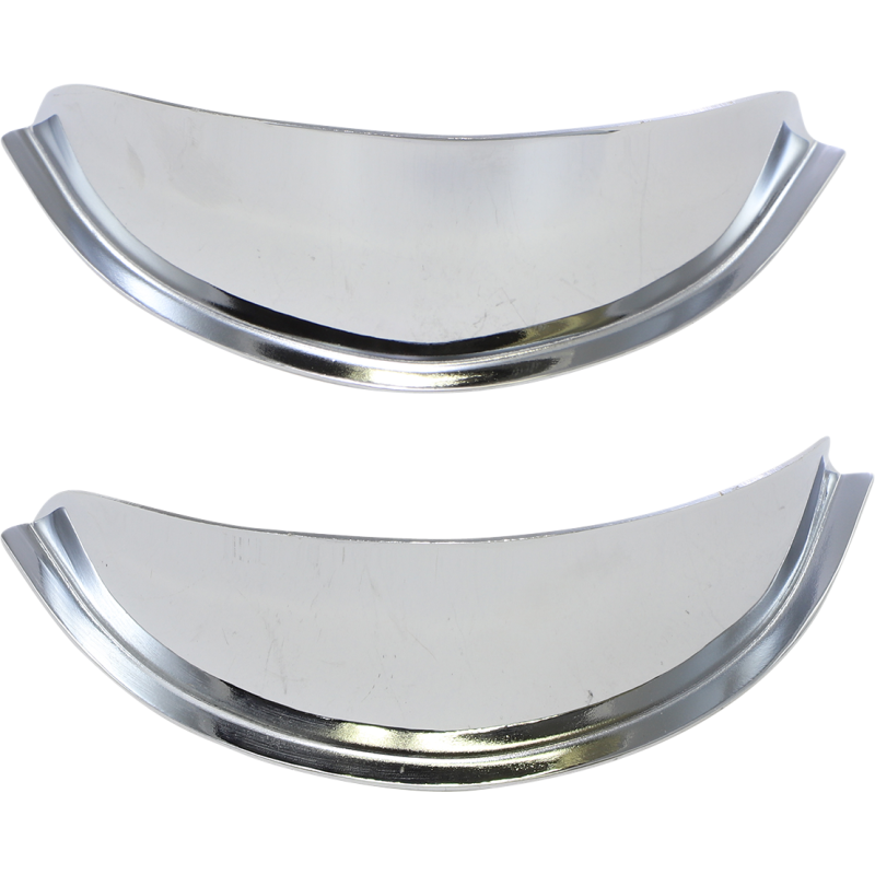 4 1/2" CHROME LIGHT VISOR PR