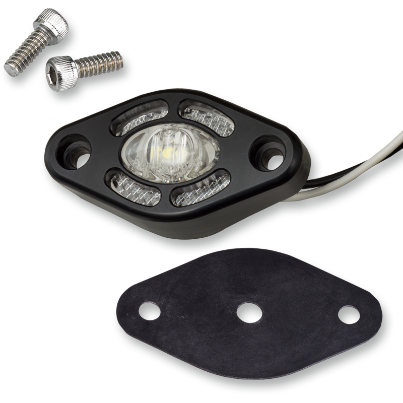 OMEGA DOME LIGHT 1.75" TUBING BLACK