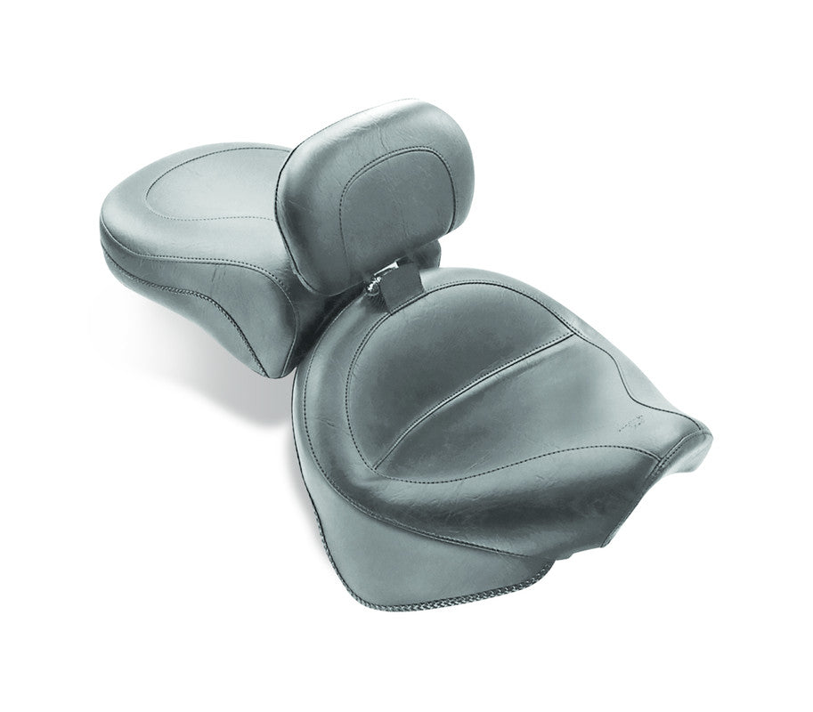 Seat Wide Touring w DBR Yam V-Star Clas 00-09 Silv 03-09