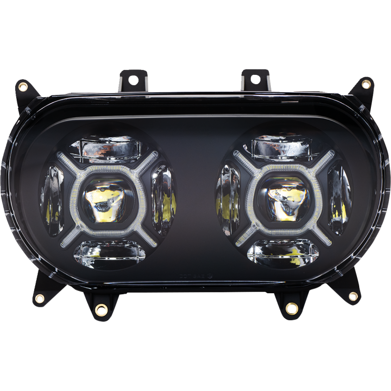 HEADLIGHTS DBLX LED BLK
