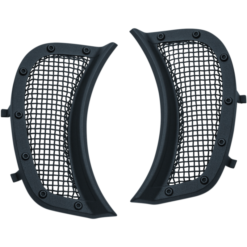 MESH VENT ACCENTS, 15-19 FLTR,ST/ BLK PN 6519