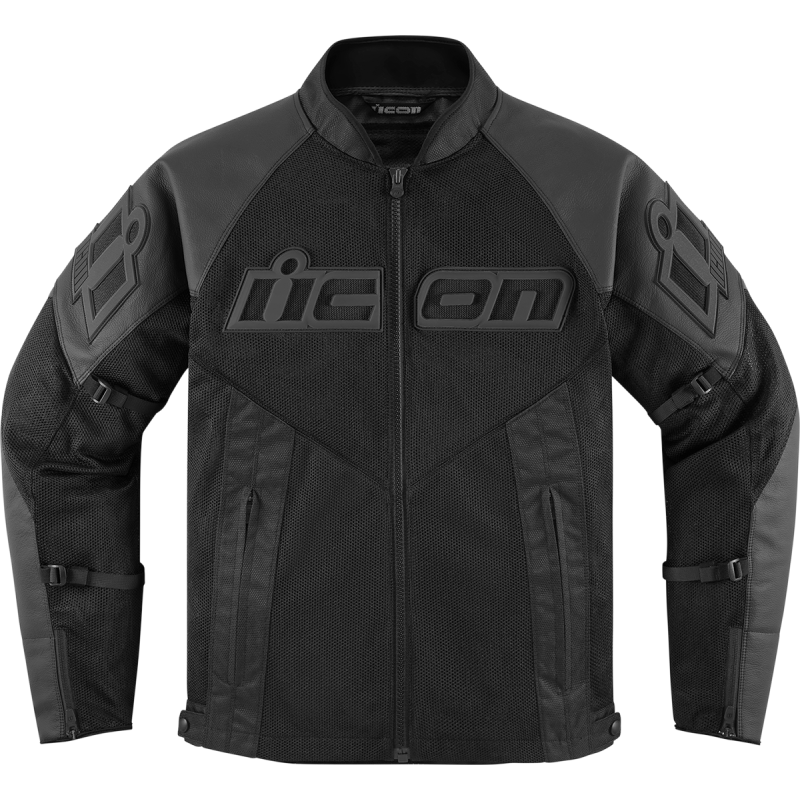 MESH AF CE LEATHER JKT BK 2XL