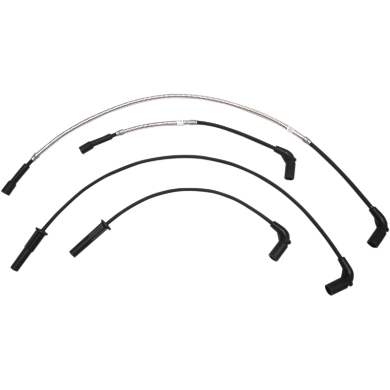 Spark Plug Wire Set - Polished Stainless - FL '17+