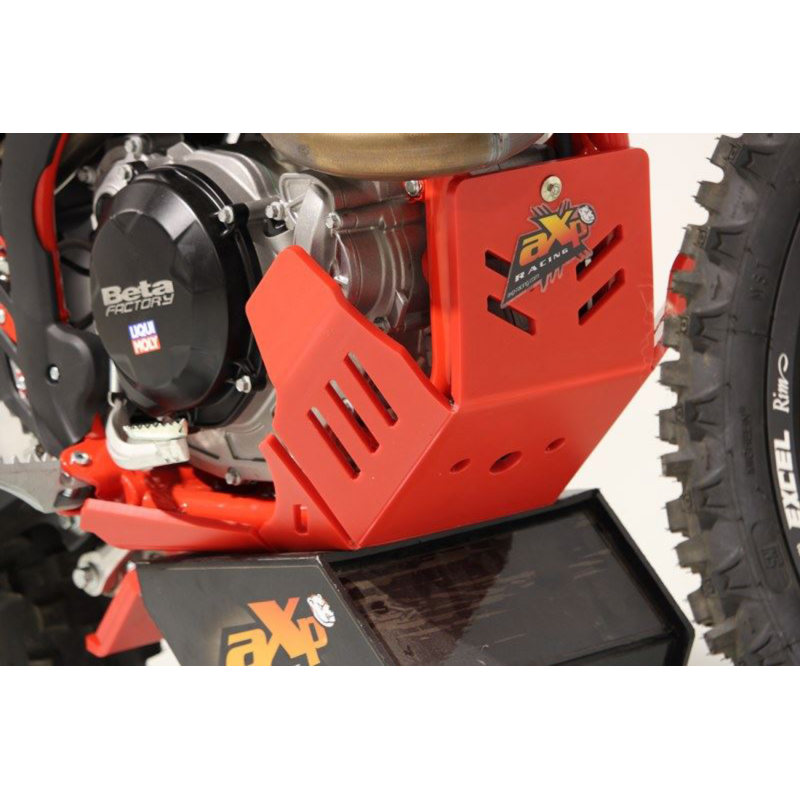 XTR SKIDPLATE 8MM BET 350-RR-450RR RED