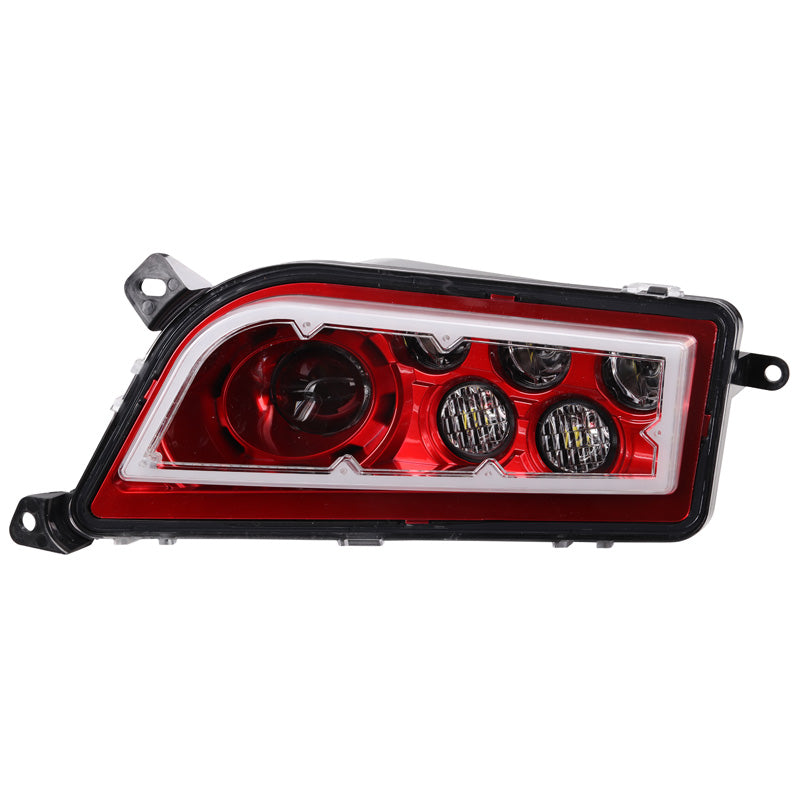 RZR1000 LED HEADLIGHT KIT RED/ HALO RING