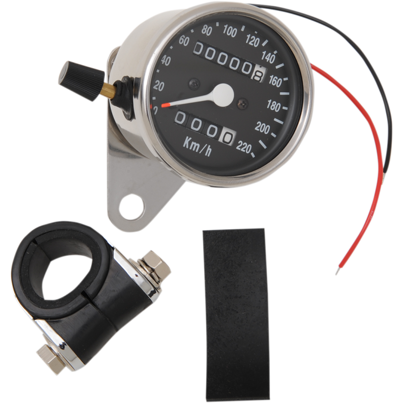 SPEEDO 2:1 BLK W/TRIP KM/H