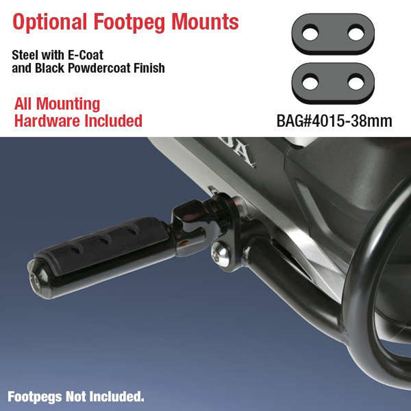 %GL1800 FOOTPEG MOUNT,38MM,BLACK