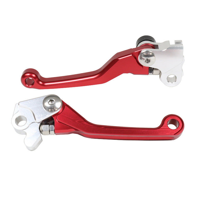 MX LEVER KIT RED HONDA