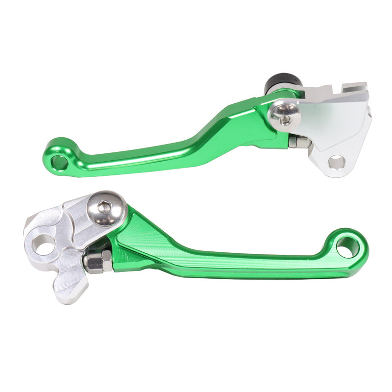 MX LEVER KIT GREEN KAWASAKI