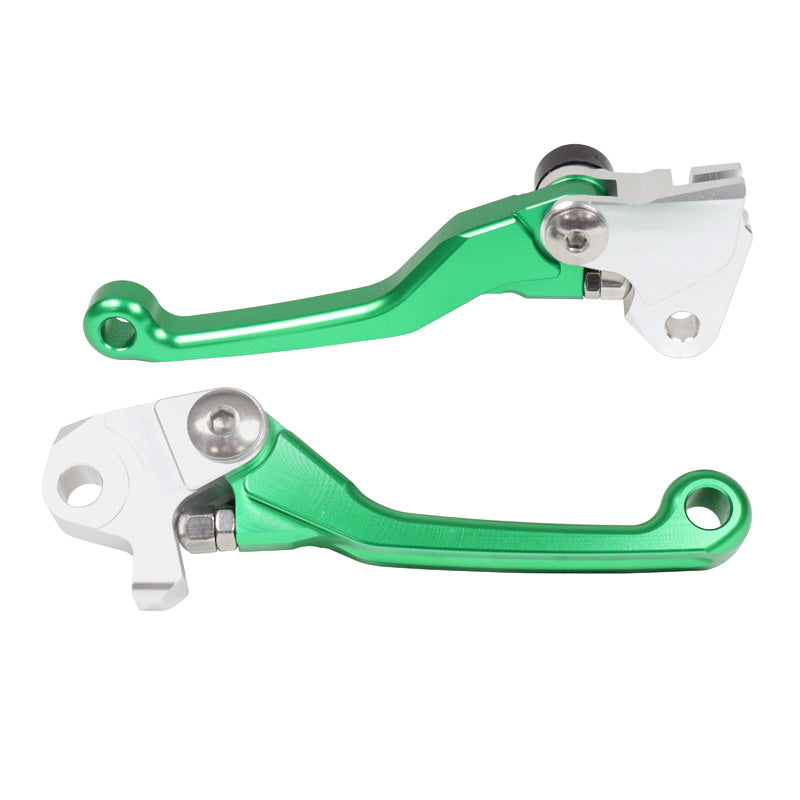 MX LEVER KIT GREEN KAWASAKI