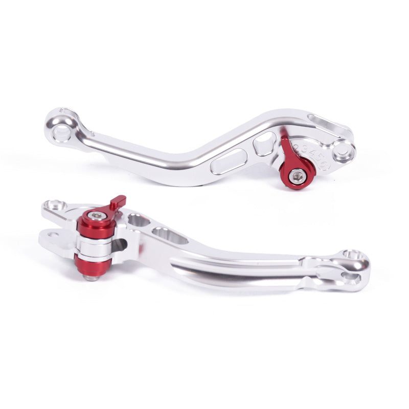 ENS. SHORT LEVERS ALUMINIUM/RED(PR)