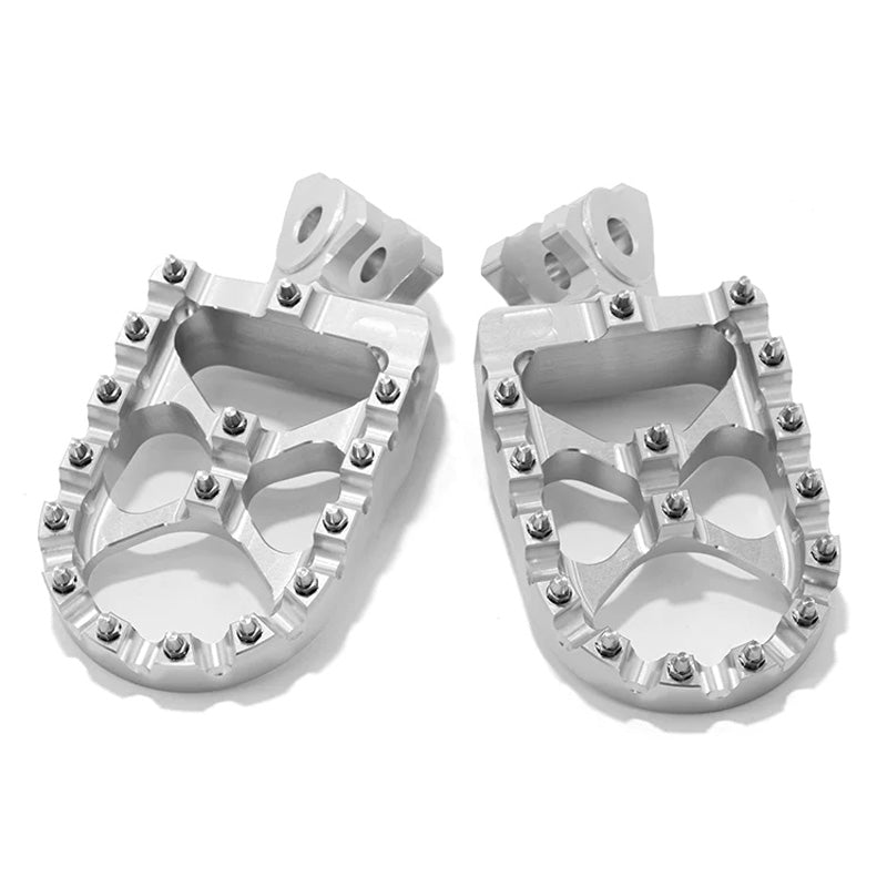 MX FOOTPEGS SUR-RON LBX SILVER