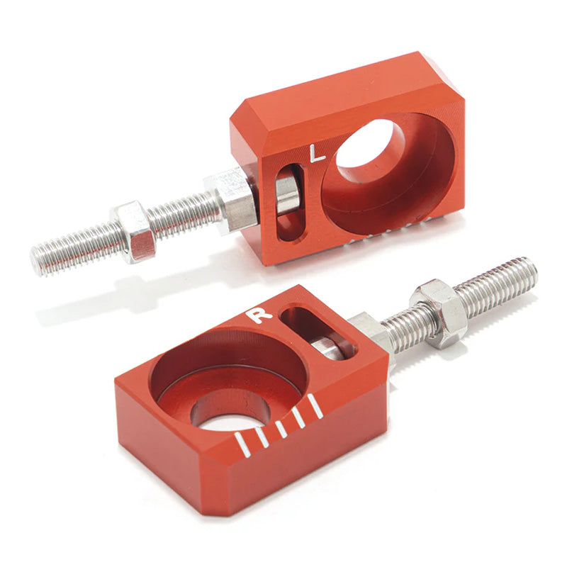 %CHAIN ADJUSTER AXLE BLOCK SUR-RON LBX ORANGE