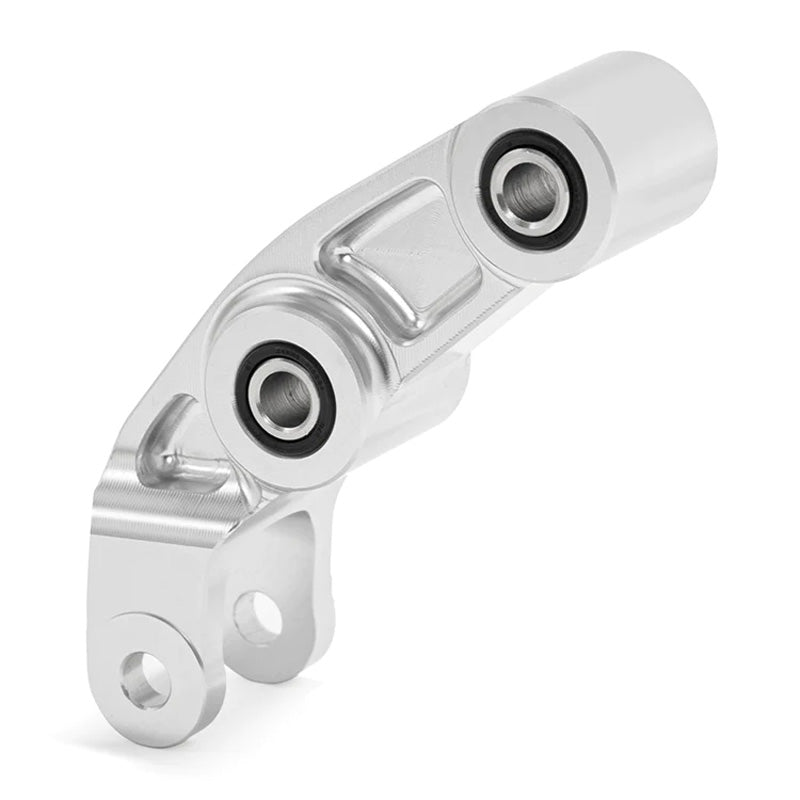 REAR SHOCK ABSORBER MOUNT SUR-RON LBX SILVER