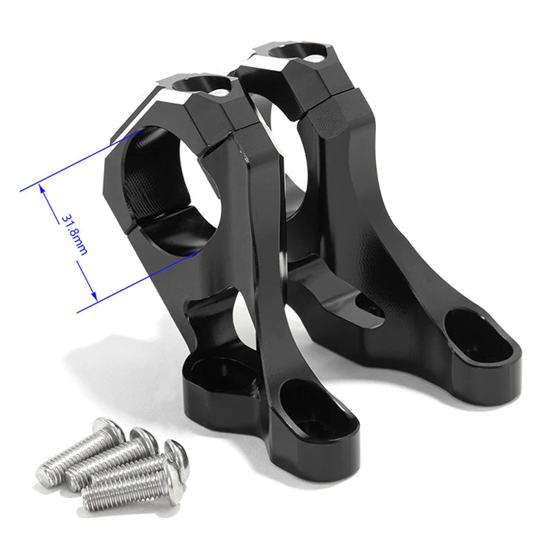 %HANDLEBAR RISER BRKT  SUR-RON LBX BLACK
