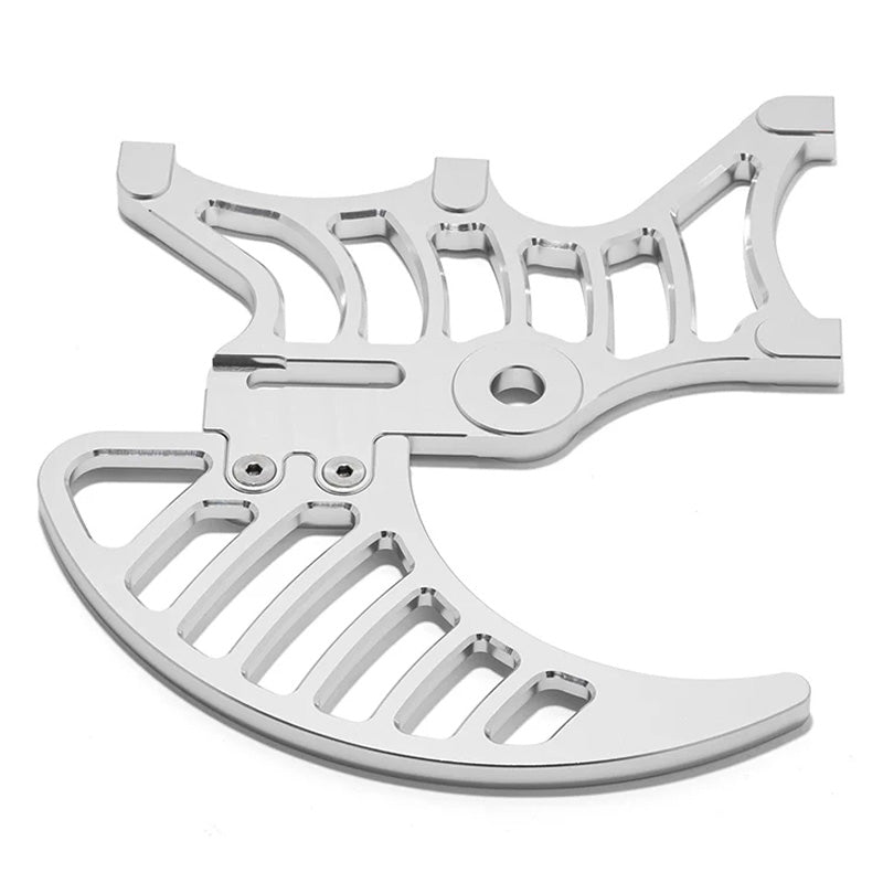 REAR BRAKE DISC GUARD DESIGN 2 SUR-RON LBX SILVER