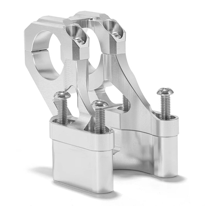 HANDLEBAR RISER BRKT 1 INCH  SUR-RON LBX SILVER
