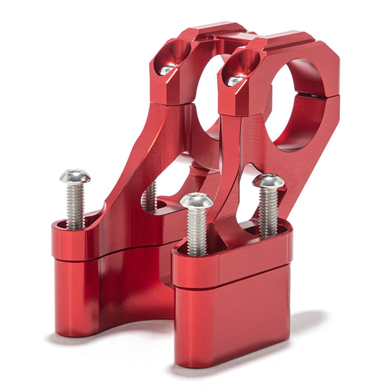 %HANDLEBAR RISER BRKT 1 INCH  SUR-RON LBX RED