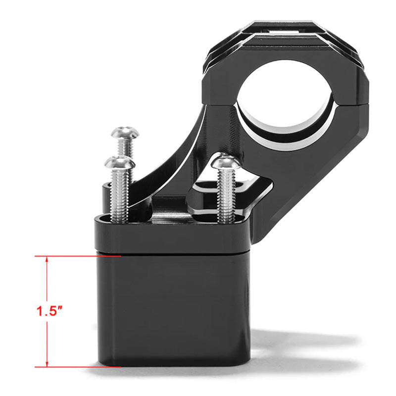HANDLEBAR RISER BRKT 1.5 INCH  SUR-RON LBX BLACK