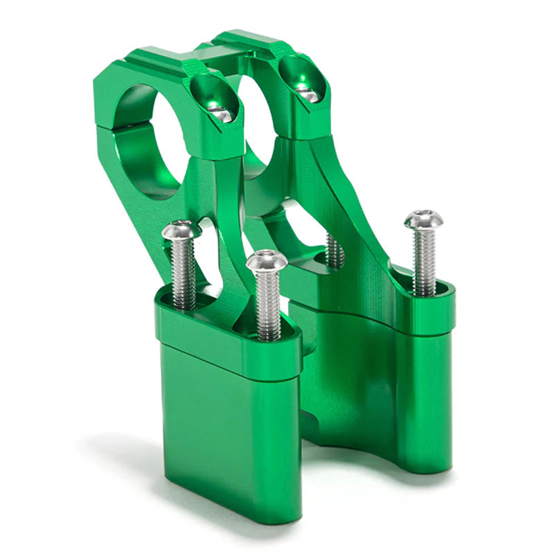 %HANDLEBAR RISER BRKT 1.5 INCH  SUR-RON LBX GREEN