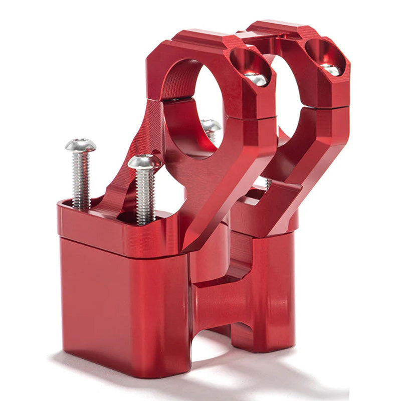 %HANDLEBAR RISER BRKT 1.5 INCH  SUR-RON LBX RED