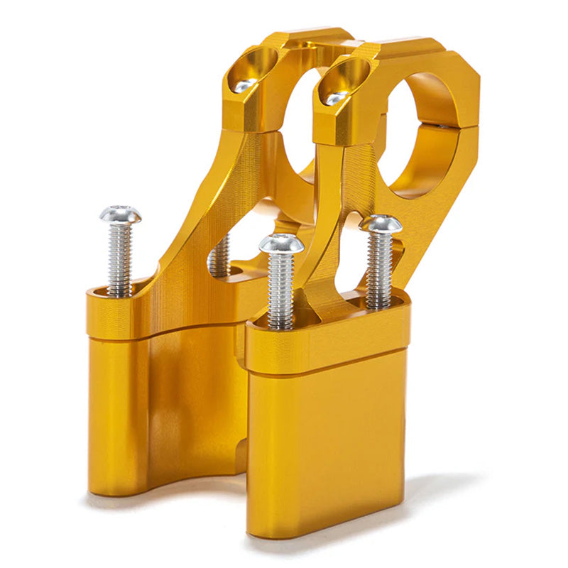 %HANDLEBAR RISER BRKT 1.5 INCH  SUR-RON LBX GOLD