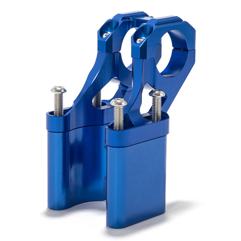 %HANDLEBAR RISER BRKT 2 INCH  SUR-RON LBX BLUE