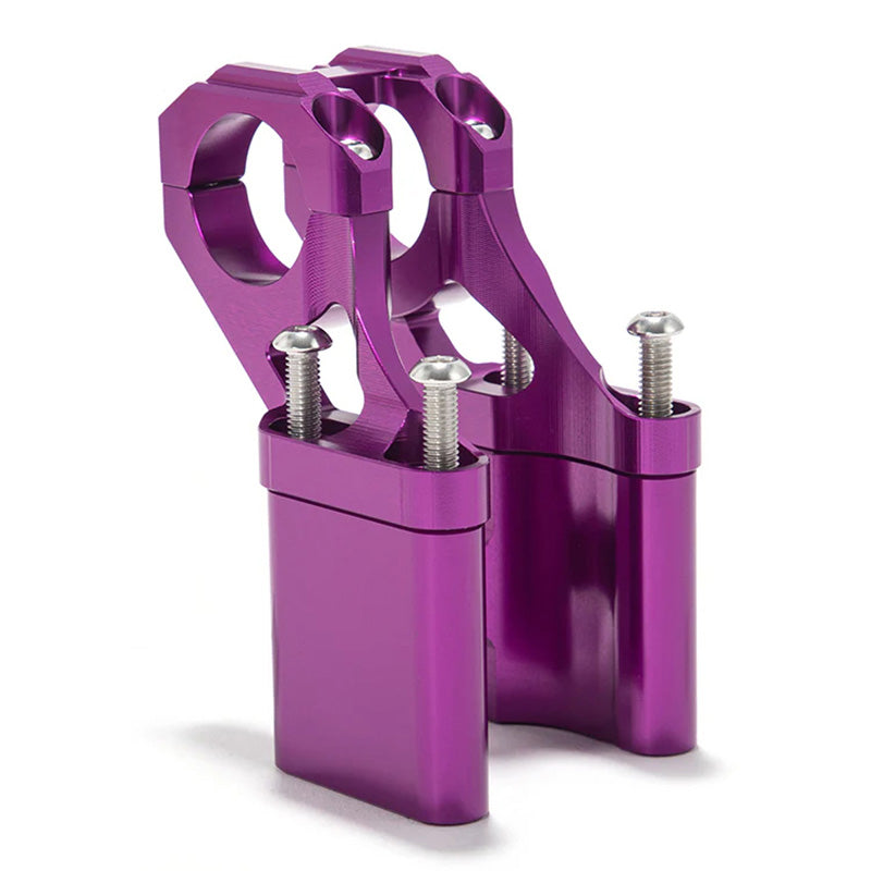 %HANDLEBAR RISER BRKT 2 INCH  SUR-RON LBX PURPLE