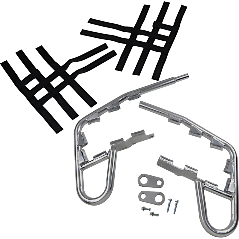 TRX250EX/X ALUMINUM NERF BARS SILVER