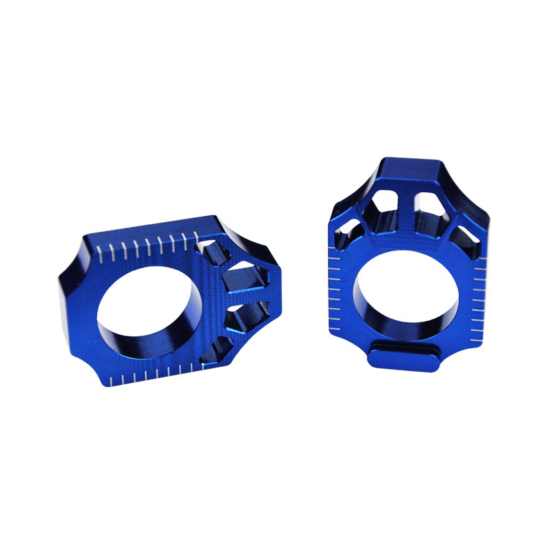 AXLE BLOCKS (KAWASAKI/SUZUKI) BLUE