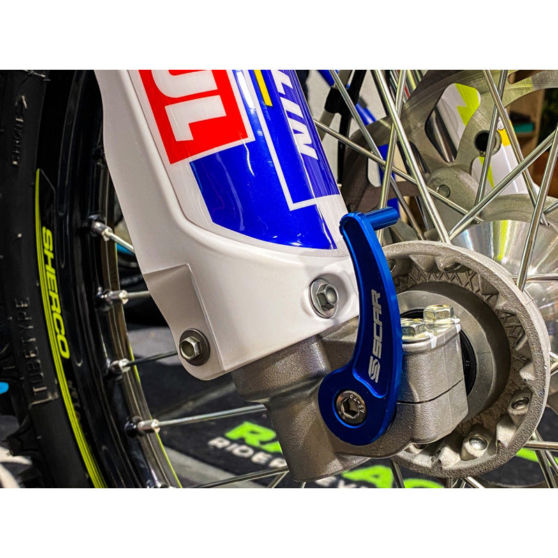 FRONT AXLE PULL SHERCO BLUE