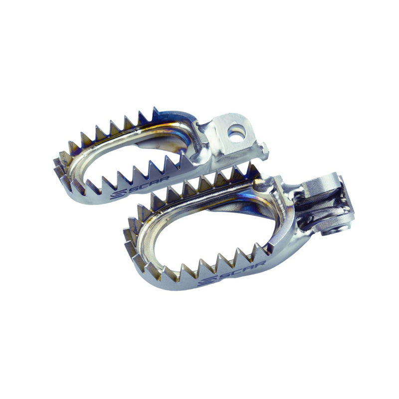 TITANIUM FOOTPEGS ANTI MUD - (YAMAHA)